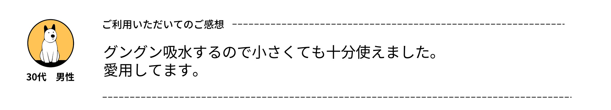 瞬間吸水タオル